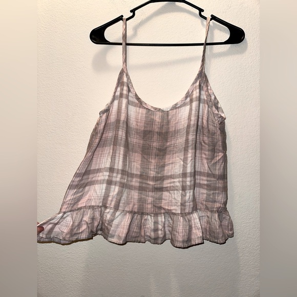 Cloth & Stone women’s pink grey camisole blouse M fall - Picture 1 of 5